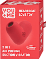 Heartbeat Love Toy sací vibrátor 2 v 1 you&me