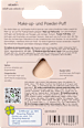 Make-up Schwamm 2in1 Powderpuff, sortiert ebelin