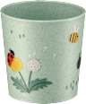 Trinkbecher grün, Gartentiere babylove nature