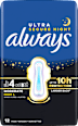 Ultra Secure Night Binden mit Flügeln Sparpackung always