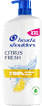 Shampoo Anti-Schuppen Citrus Fresh XXL head&shoulders