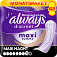 Discreet Einlagen Inkontinenz Ultimate Nacht Monatspack always