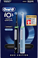 Elektrische Zahnbürste Duo iO3 Matt schwarz & blau Oral-B