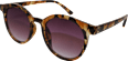 Sonnenbrille Damen Schwarz mit braunem Muster SUNDANCE