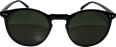 Sonnenbrille Unisex schwarz mit grünen Gläsern SUNDANCE