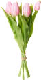 Tulpenbund, rosa (31 cm) Dekorieren & Einrichten