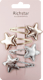 Richstar sponky do vlasů s hvězdičkami stříbrné a zlaté Anděl