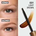 Augenbrauengel Wonder'Bond Brow Filler Tint 001 Light Brown MANHATTAN Cosmetics
