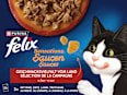 Nassfutter Katze Sensations Saucen Geschmacksvielfalt vom Land Felix