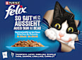 Nassfutter Katze So gut wie es aussieht Geschmacksvielfalt aus dem Wasser Felix