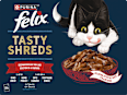 Nassfutter Katze Tasty Shreds Geschmacksvielfalt vom Land Felix