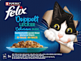 Nassfutter Katze Doppelt Lecker Geschmacksvielfalt aus dem Wasser Felix
