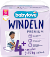 Pieluszki Premium, rozmiar 4+, maxiplus, 9-15 kg babylove