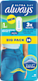 Binden Ultra Day Normal 1 Leichte bis mäßige Periode Big Pack always