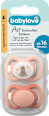 Succhietto simmetrico Air in silicone 16+ mesi assort. babylove