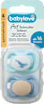 Succhietto simmetrico Air in silicone 16+ mesi assort. babylove