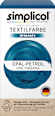 Textilfarbe intensiv Opal- Petrol Simplicol