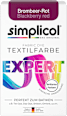 Textilfarbe expert Brombeer-Rot Simplicol