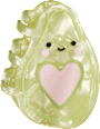 Haarklammer Avocado ebelin