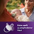 Schnuller ultra soft nighttime Silikon, türkis/grün, 0-6 Monate PHILIPS AVENT