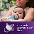 Schnuller ultra soft nighttime Silikon, beige/blau, ab 18 Monaten PHILIPS AVENT