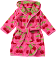 Bademantel mit Kirsch-Muster, pink, Gr. 122/128 ALANA