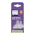 Tetina din silicon Natural Response debit 3- mediu PHILIPS AVENT