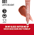 Oh My Gloss! Butter Me Up balzam za ustnice, 001 Latte Delight RIMMEL LONDON