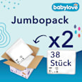 Plienky Premium - veľ. 4+ maxiplus (9-15 kg) Jumbo Pack babylove