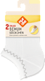 Schuhsöckchen weiß, Gr. 35-38 (2 Paar) nur die
