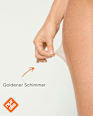 Strumpfhose mit Glow-Effekt amber Gr. 38/40, 15 DEN nur die