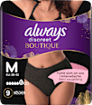 discreet Pants Inkontinenz Boutique schwarz, Gr. M always