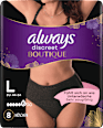 discreet Pants Inkontinenz Boutique schwarz, Gr. L always