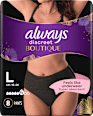 discreet Pants Inkontinenz Boutique schwarz, Gr. L always