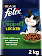 Trockefutter Katze mit Geflügel, Inhome doppelt lecker - delicieux duos Felix