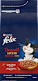 Trockenfutter Katze mit Rind, doppelt lecker - delicieux duos Felix