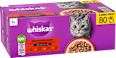 Nassfutter Katze, Klassische Auswahl in Sauce, Jumpopack (80x85 g) Whiskas