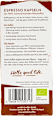 Kaffeekapseln Espresso  earlybird coffee