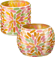 Glaskerzenhalter Mosaik (8 cm) BOLTZE