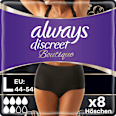 discreet Pants Inkontinenz Boutique schwarz, Gr. L always