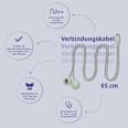 Verbindungskabel 65cm  menstruflow