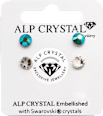 Naušnice s kristalima Swarovski ALP CRYSTAL Jewellery