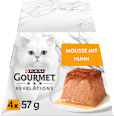 Nassfutter Katze Huhn in Sauce, Revelations Mousse Multipack (4x57 g) Purina Gourmet