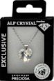 Crystals by Preciosa ogrlica Srce - Silver PRECIOSA