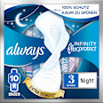 Binden mit Flügeln Infinity flex protect Nacht always