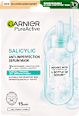 Szalicilsavas textil maszk bőrhibák ellen GARNIER PureActive