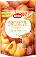 broskve plátky sušené mrazem Emco
