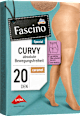 punčochové kalhoty 20DEN caramel Curvy, vel. 50-52 Fascino