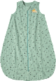 Schlafsack 1 TOG aus Musselin mit Stern-Muster, grün, 90 cm ALANA