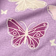 Schlafanzug mit Glow-in-the-Dark Schmetterlings-Motiv, lila, Gr. 110/116 ALANA